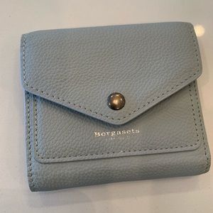 Ice blue RFID blocking women’s wallet